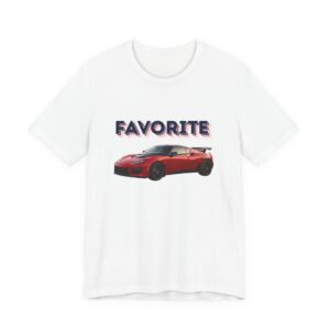 Favorite Red Sports Car T-Shirt – Retro Racing Tee for Car Lovers