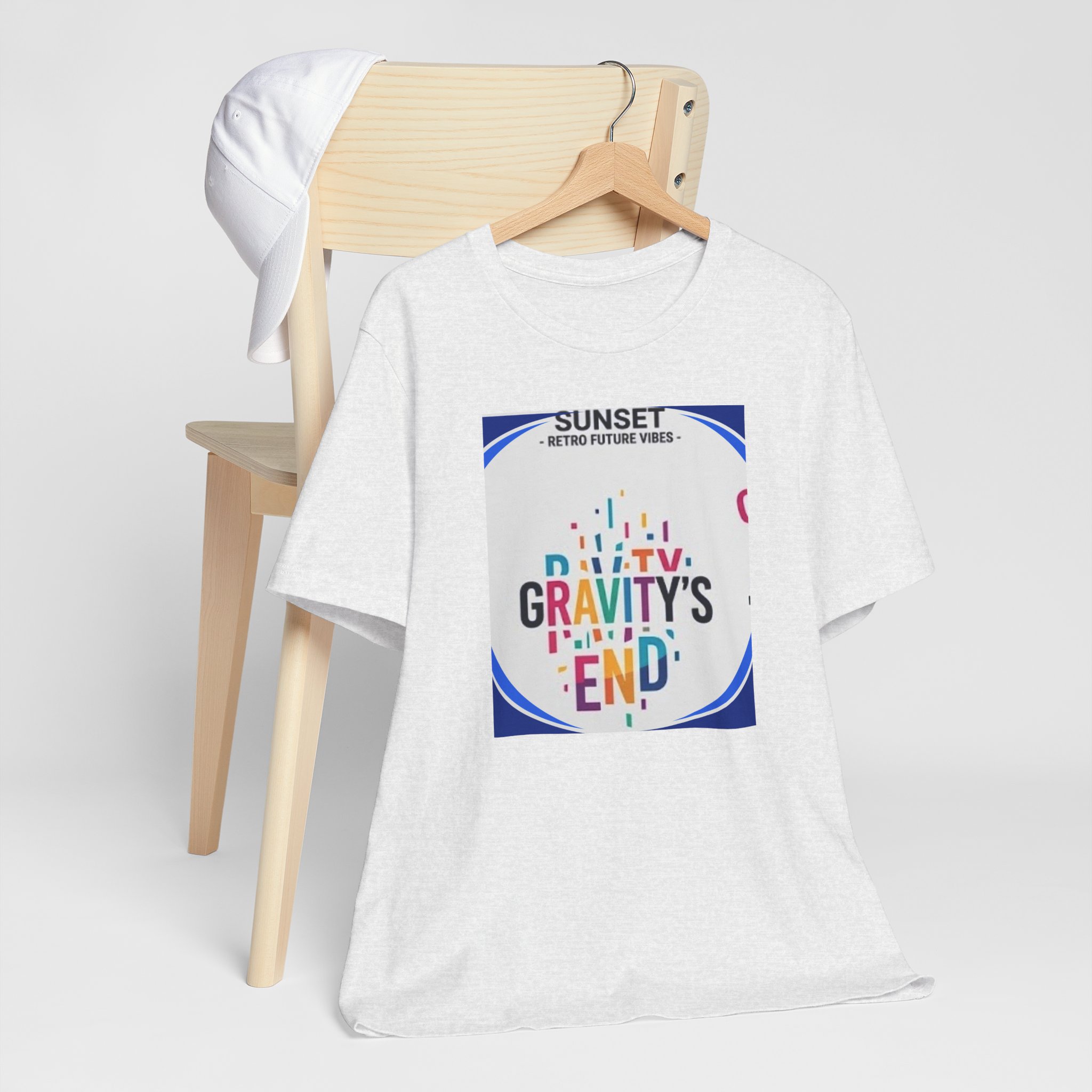 Sunset Retro Vibes “Gravity's End” Graphic Tee - Image 2