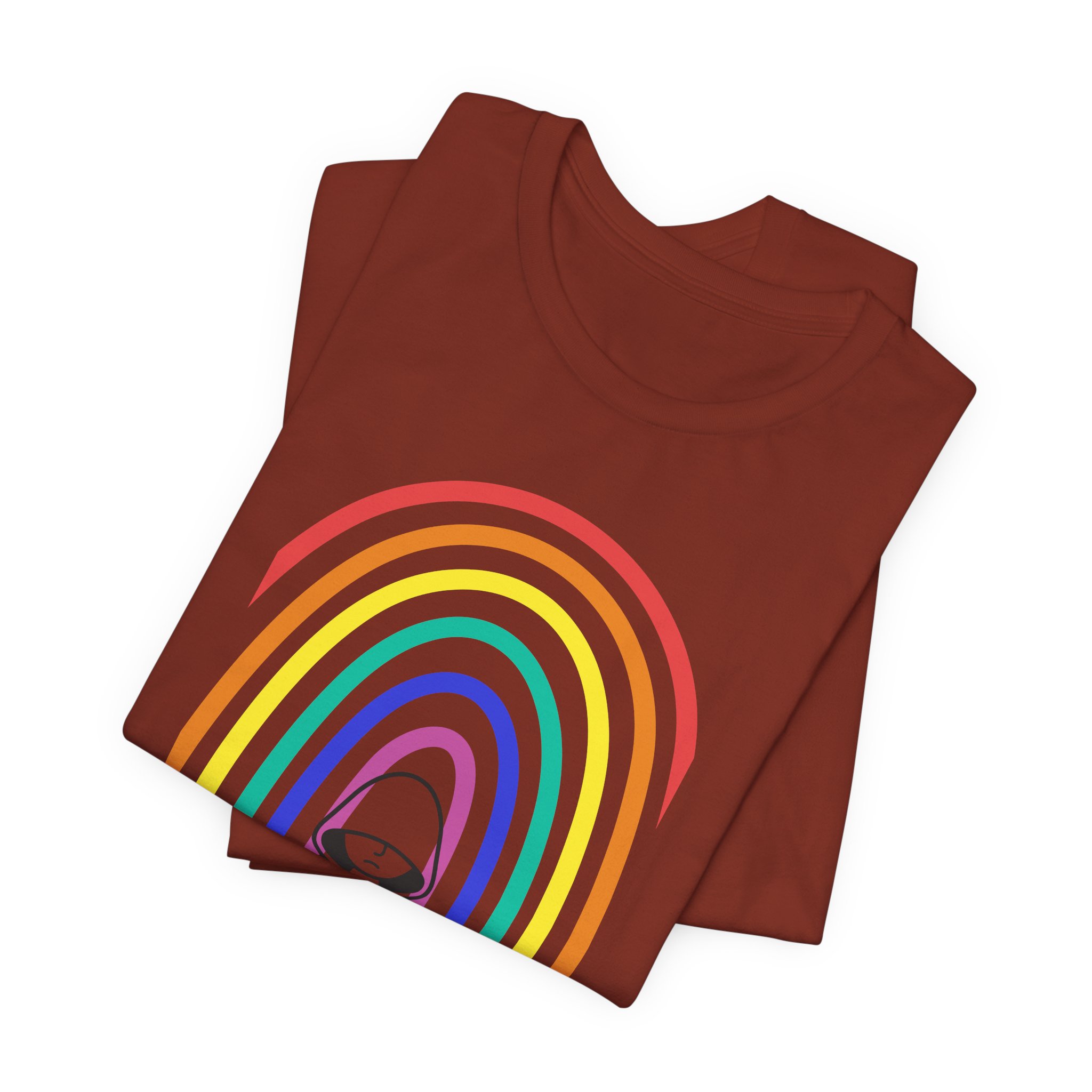 Rainbow Astronaut Tee — Retro Pride Space Graphic T-Shirt - Image 3