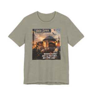 Hagia Sophia Tee — 'Where Faith, Art & History Become One' Tourist T-Shirt